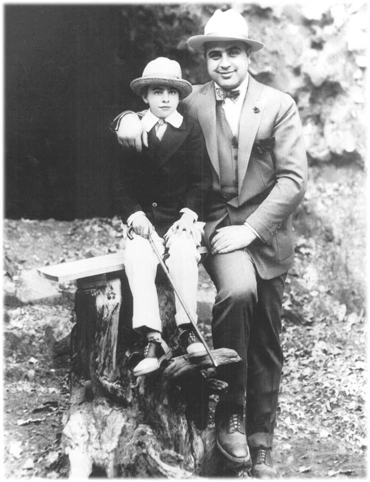 Al Capone with his son Sonny